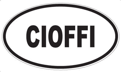 CIOFFI - Oval Magnet