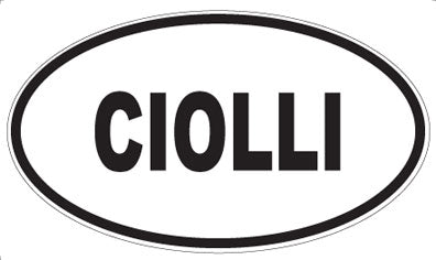 CIOLLI - Oval Magnet