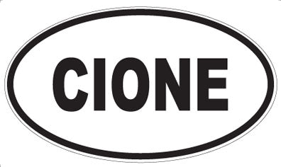 CIONE - Oval Magnet