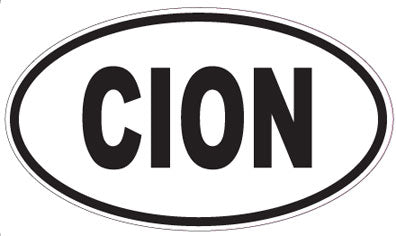 CION - Oval Sticker