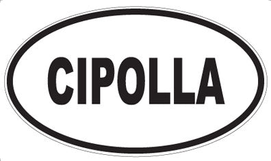 CIPOLLA - Oval Magnet
