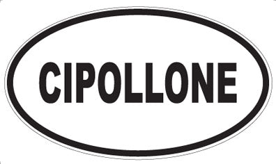 CIPOLLONE - Oval Magnet