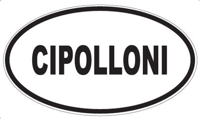 CIPOLLONI - Oval Magnet