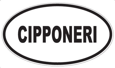 CIPPONERI - Oval Magnet