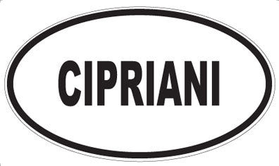 CIPRIANI - Oval Magnet