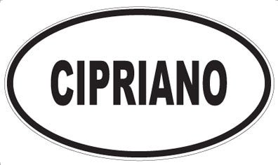 CIPRIANO - Oval Magnet