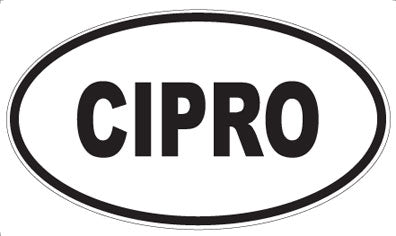 CIPRO - Oval Magnet
