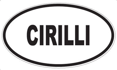 CIRILLI - Oval Magnet