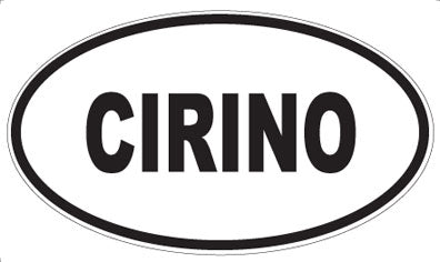 CIRINO - Oval Magnet