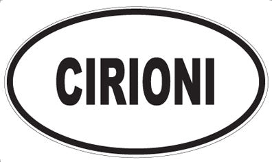 CIRIONI - Oval Magnet