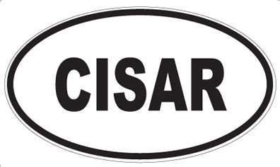 CISAR - Oval Magnet