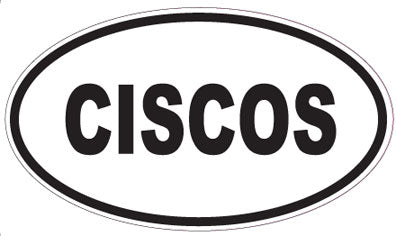 CISCOS - Oval Sticker