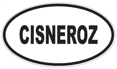 CISNEROZ - Oval Magnet