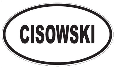 CISOWSKI - Oval Magnet