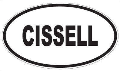 CISSELL - Oval Magnet