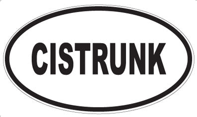 CISTRUNK - Oval Magnet