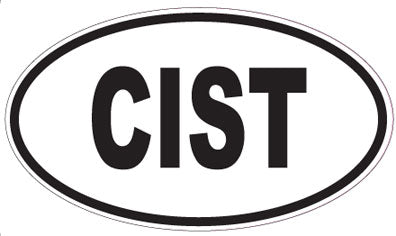 CIST - Oval Sticker