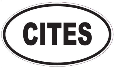 CITES - Oval Magnet