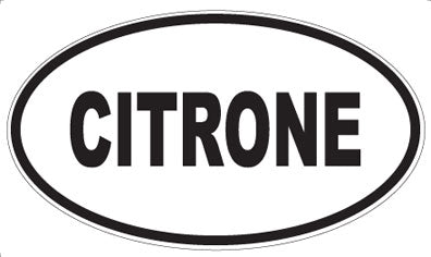 CITRONE - Oval Magnet