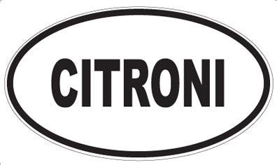CITRONI - Oval Magnet