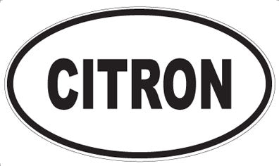 CITRON - Oval Magnet