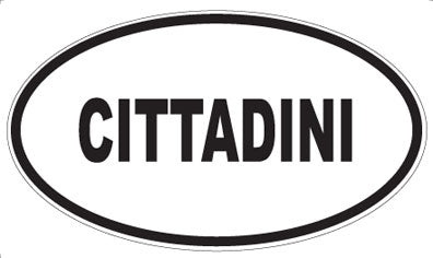 CITTADINI - Oval Magnet