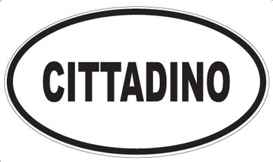 CITTADINO - Oval Magnet