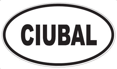 CIUBAL - Oval Magnet