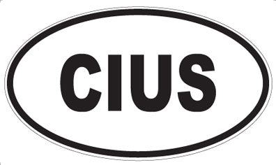 CIUS - Oval Magnet