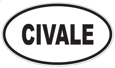 CIVALE - Oval Magnet