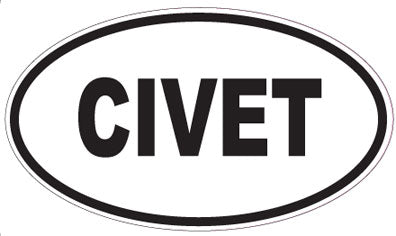 CIVET - Oval Magnet