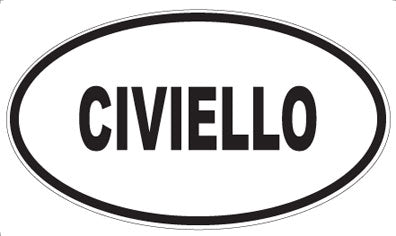 CIVIELLO - Oval Magnet