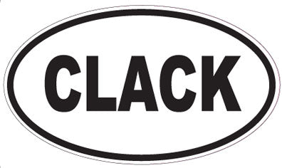 CLACK - Oval Magnet