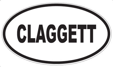 CLAGGETT - Oval Magnet