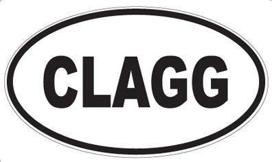 CLAGG - Oval Magnet