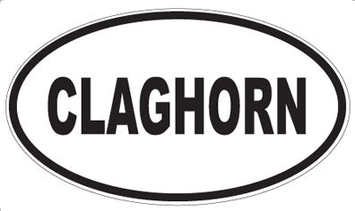 CLAGHORN - Oval Magnet