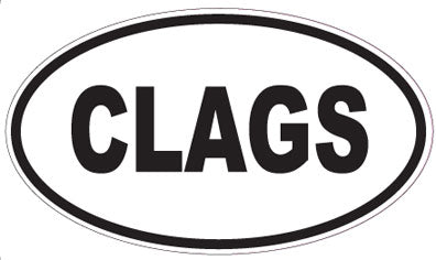 CLAGS - Oval Magnet