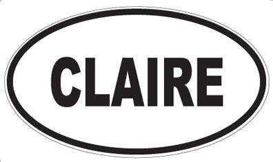 CLAIRE - Oval Magnet