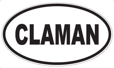 CLAMAN - Oval Magnet