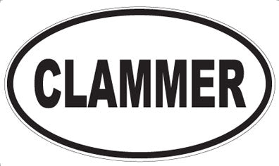CLAMMER - Oval Magnet