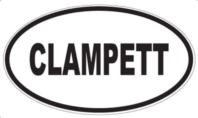 CLAMPETT - Oval Magnet
