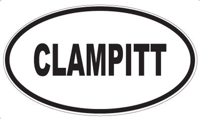 CLAMPITT - Oval Magnet