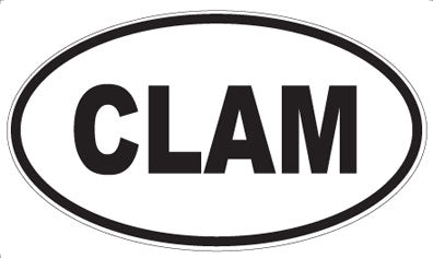 CLAM - Oval Magnet
