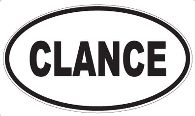 CLANCE - Oval Magnet