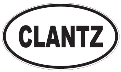 CLANTZ - Oval Magnet