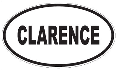 CLARENCE - Oval Magnet