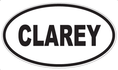 CLAREY - Oval Magnet