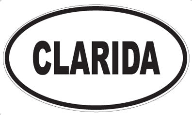 CLARIDA - Oval Magnet