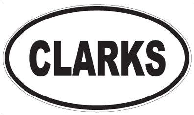 CLARKS - Oval Magnet