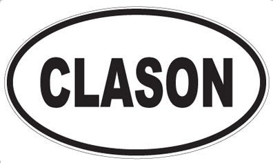 CLASON - Oval Magnet